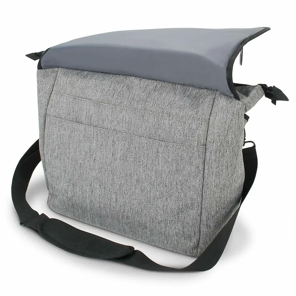 Messenger Camera Bag w/ Customizable Dividers and Weather Resistant Bottom